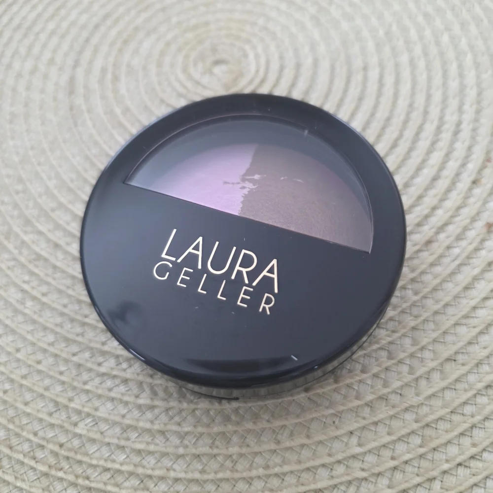 New Laura Geller Baked Blush-N-Bronze Rose Bronze Natural Finish NIB